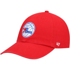Philadelphia 76ers '47 Team Clean Up Adjustable Hat - Red
