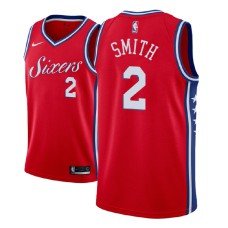 Men 2018 NBA Draft Zhaire Smith Philadelphia 76ers #2 Statement Red Jersey