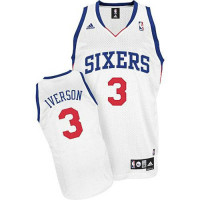 Allen Iverson Philadelphia 76ers #3 Revolution 30 Home Jersey