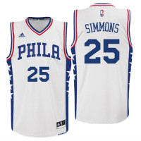 Ben Simmons Philadelphia 76ers #25 2016 NBA Draft Home White Jersey