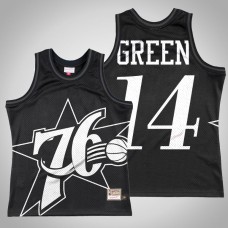 Philadelphia 76ers Danny Green Big Face 3.0 Fashion Tank Jersey Black