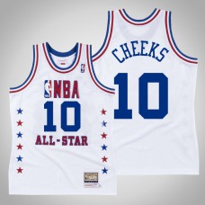 Philadelphia 76ers Maurice Cheeks #10 White 1988 NBA All-Star Swingman Jersey
