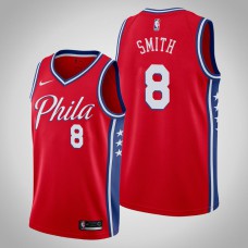 2019-20 76ers Zhaire Smith #8 Red Jersey - Statement