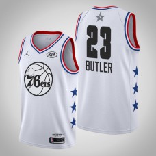 2019 NBA All-Star Men's Philadelphia 76ers Jimmy Butler #23 White Swingman Jersey